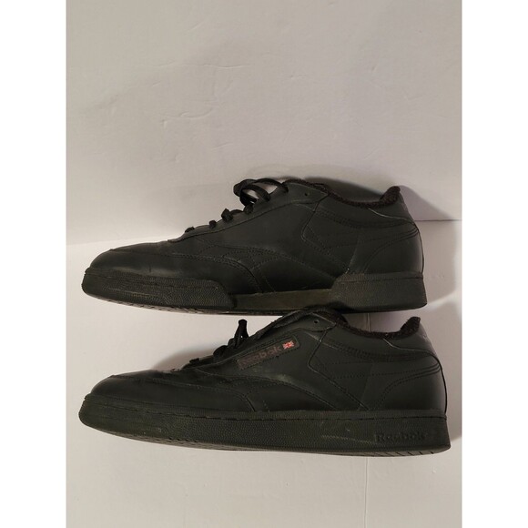 Reebok Classic Leather Retro Black Shoes Size Men\'s 10
